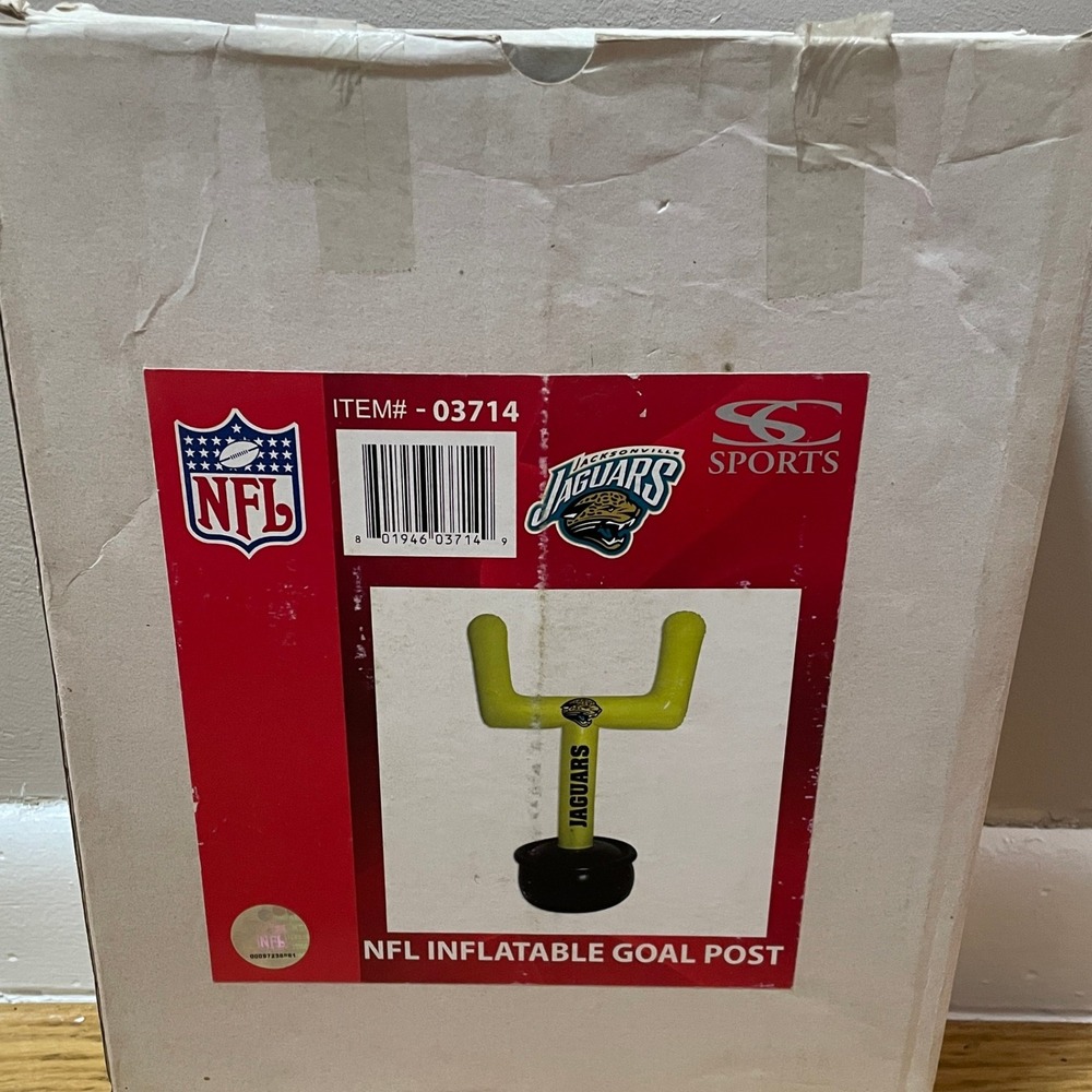 NFL Jacksonville Jaguars Inflatable‎ Goal Post SS Sports Fan Gear NIB